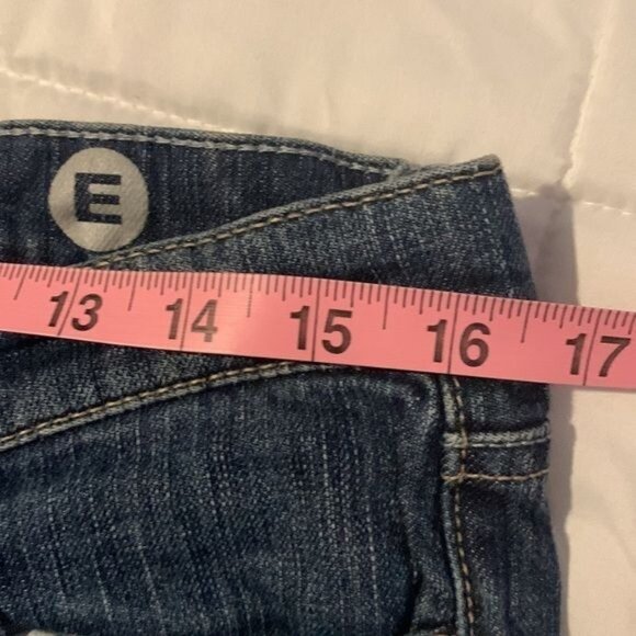 East Side New York & Company Womens Petite Straight Leg Jeans Size 12 Denim - Picture 8 of 10